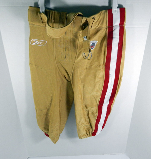 2009 San Francisco 49ers Game Issued Gold Pants 38 DP57180