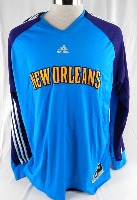 2009-10 New Orleans Pelicans Darren Collison #2 Game Used Blue Shoot Shirt L 4
