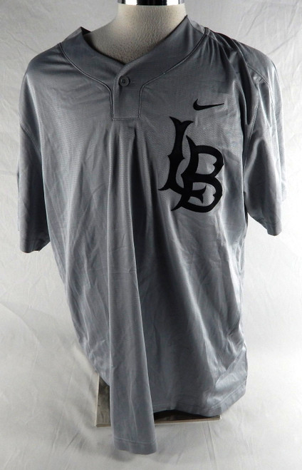 2021 Long Beach State Dirtbags #57 Game Used Grey Jersey Baseball XXL 662