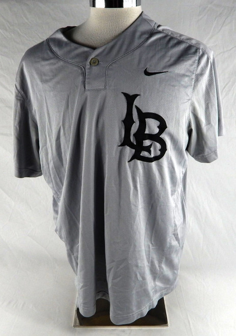 2021 Long Beach State Dirtbags #44 Game Used Grey Jersey Baseball XL 664