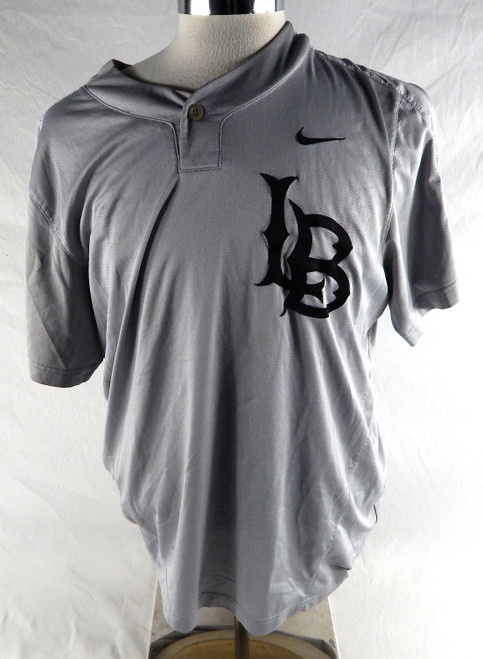 2021 Long Beach State Dirtbags #11 Game Used Grey Jersey Baseball XL 693