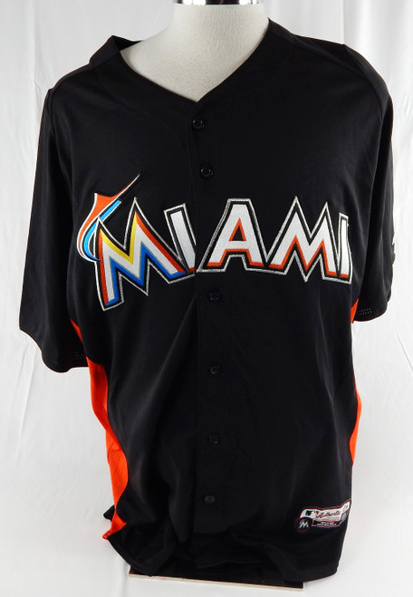 2014-16 Miami Marlins #90 Game Used Black Jersey ST BP 48 052