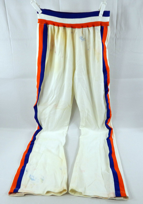 1988-89 Cleveland Cavaliers Game Issued White Warm Up Pants 34 214