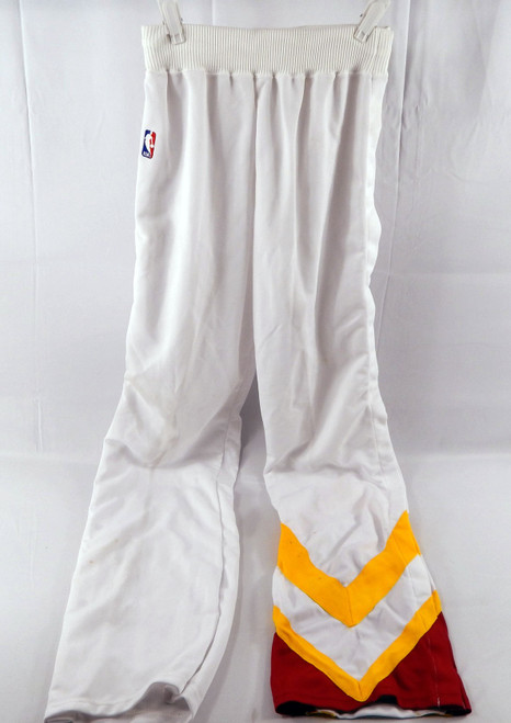 1989-90 Atlanta Hawks Game Issued White Warm Up Pants 436