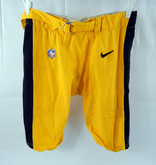 2021 Pittsburgh Steelers J.C. Hassenauer #60 Game Used Yellow Pants 40 310