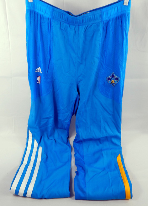 2011-12 New Orleans Hornets Lance Thomas #42 Game Used Blue Warm Up Pants 3XL 3