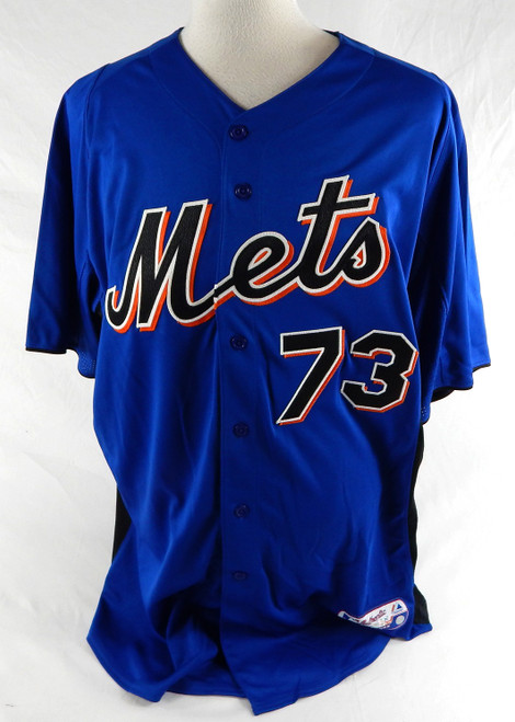 2011 New York Mets Randy Niemann #73 Game Issued Pos Used Blue Jersey St BP 48 0