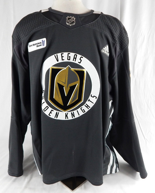 2020 Vegas Golden Knights #74 Game Used Grey Practice Jersey Development Camp Name Plate Removed 56 488