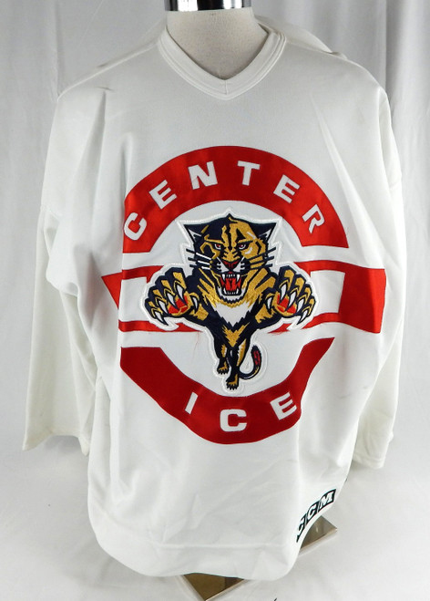 Late 1990s Florida Panthers Gilbert Dionne #15 Game Used White Practice Jersey 5