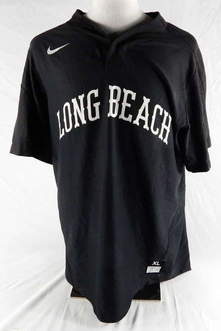 2019 Long Beach State Dirtbags #22 Game Used Black Jersey Baseball XL 258
