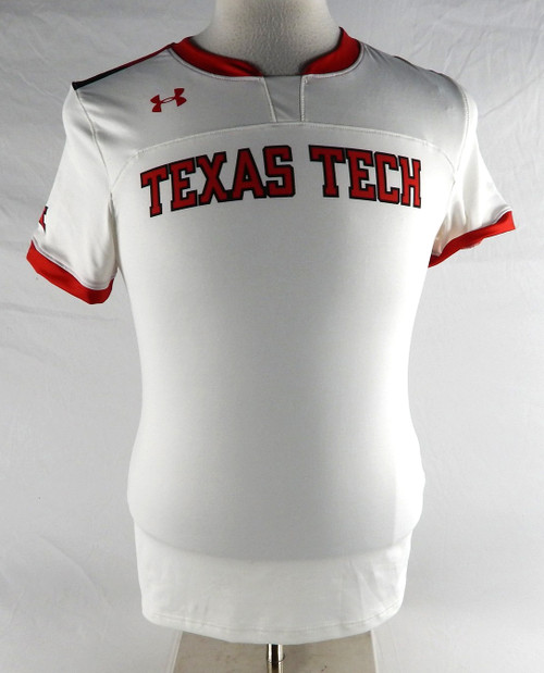 2020 Texas Tech Red Raiders Blank Game Issued White Jersey Womens Soccer M 133