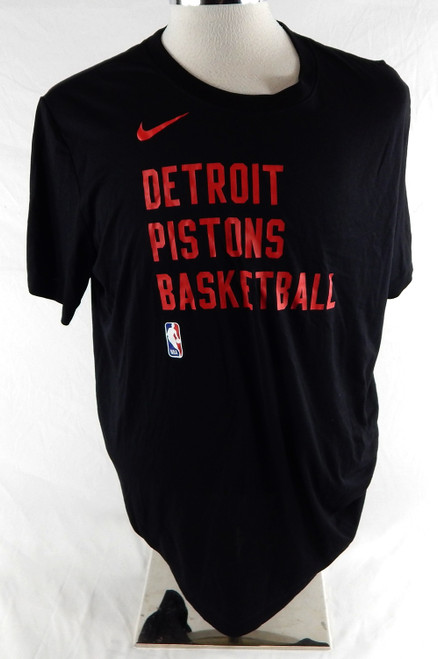 2023-24 Detroit Pistons Cade Cunningham #2 Game Used Black Training Shirt XL 825