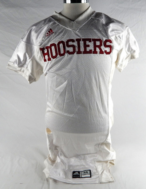2008 Indiana Hoosiers Blank Game Issued White Jersey Football 44 185
