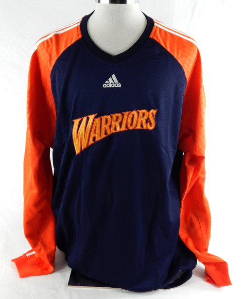 2007-10 Golden State Warriors Game Issued Navy Shooting Shirt XL 860