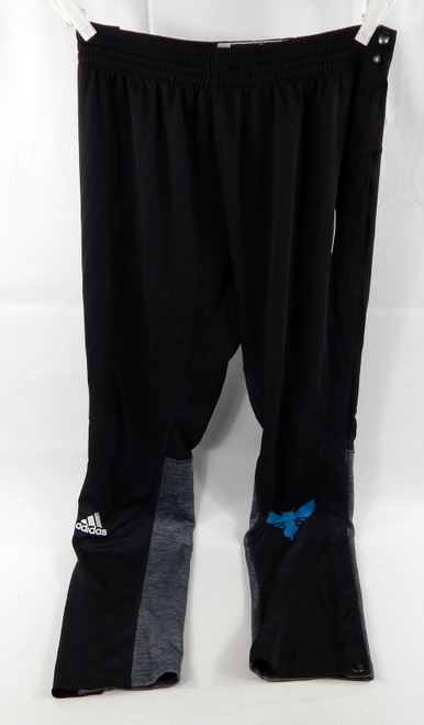 2016-17 Charlotte Hornets Jeremy Lamb #3 Game Used Black Warm Up Pants L 107