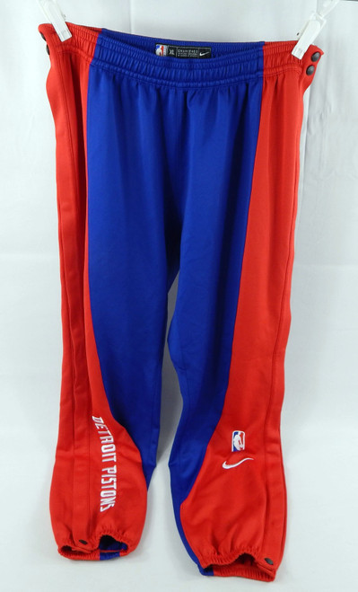2023-24 Detroit Pistons Tosan Evbuomwan #18 Game Used Blue Warm Up Pants XL 902