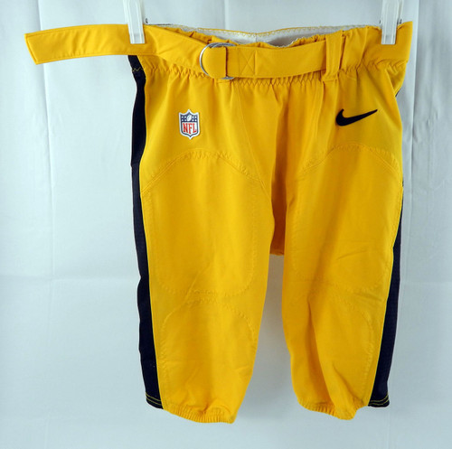 Pittsburgh Steelers L.J. Fort #54 Game Used Yellow Pants 34 347