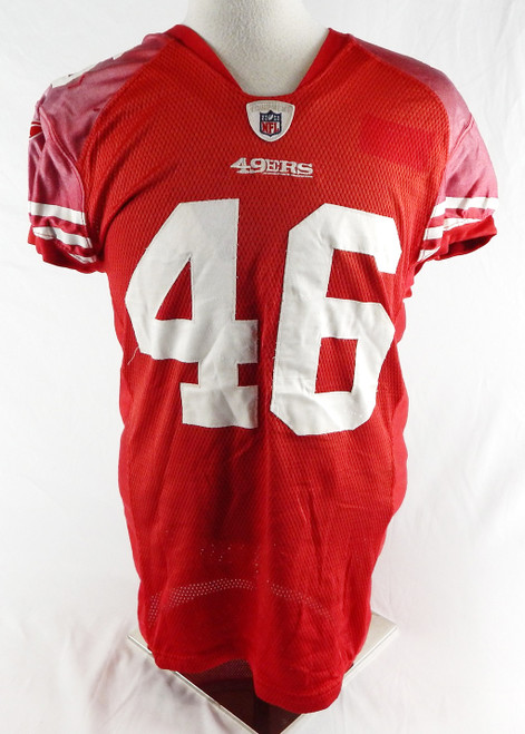 2011 San Francisco 49ers Delanie Walker #46 Game Used Red Jersey 46 707