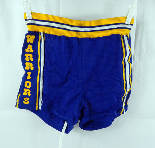 1980s Golden State Warriors #20 Game Used Blue Shorts 32 840