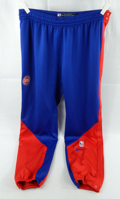 2024-25 Detroit Pistons Tolu Smith #35 Game Used Blue Warm Up Pants XXL 930