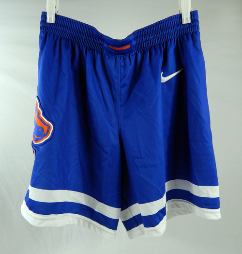 2023-24 Boise State Broncos #8 Game Used Blue Shorts Mens Basketball L 311