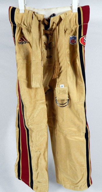San Francisco 49ers #7 Game Used Gold Pants 32 374