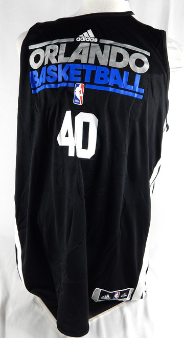 2012-13 Orlando Magic #40 Game Used Black Practice Jersey 4XL DP89414
