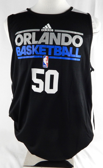 2013-14 Orlando Magic #50 Game Used Black Practice Jersey 3XL DP89419