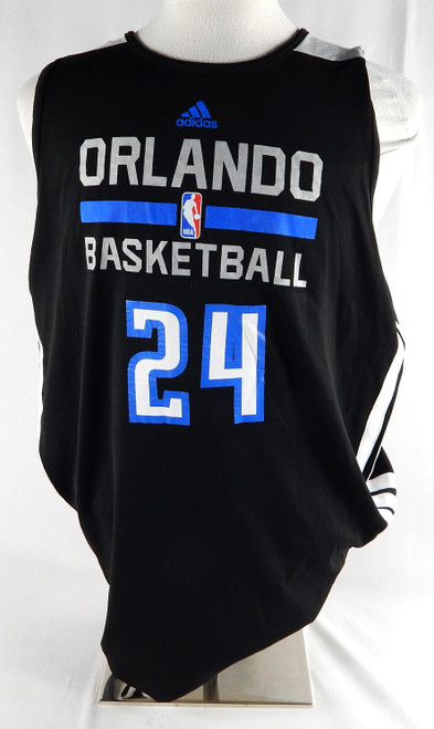 2013-14 Orlando Magic #24 Game Used Black Practice Jersey 3XL DP89420