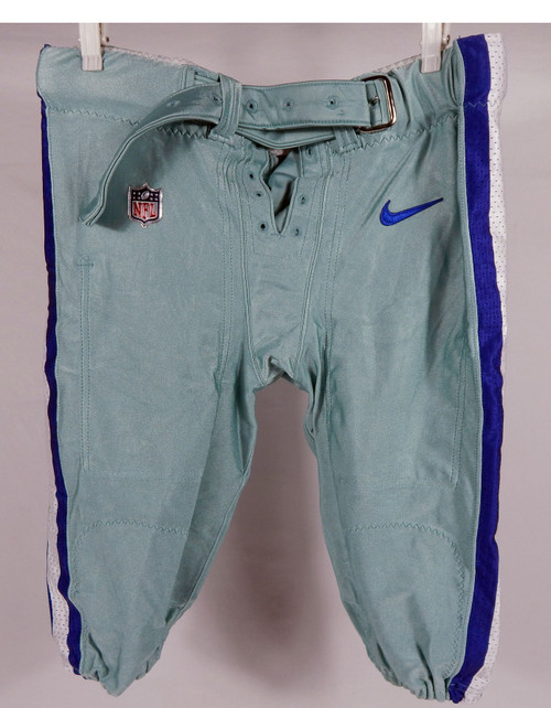 2015 Dallas Cowboys Game Issued Grey Seafoam Pants 46 395