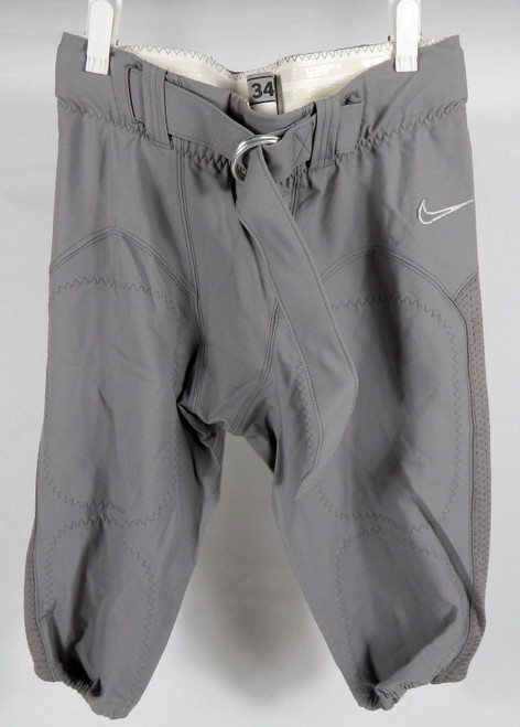 Boise State Broncos Game Used Grey Pants Nike Football 34 416