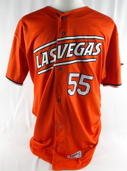 2024 Las Vegas Aviators Adrian Martinez #55 Game Used Orange Jersey 48 345
