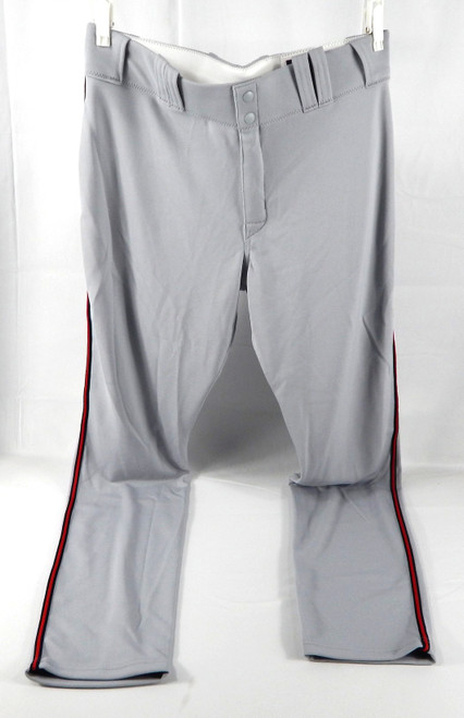 2017 Cleveland Indians Gio Urshela #39 Game Issued Grey Pants Negro League 3