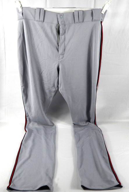 2018 Cleveland Indians Carlos Carrasco #59 Game Issued Grey Pants Negro League 8