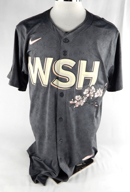 2024 Washington Nationals Andres Chaparro #19 Game Issued Grey Jersey City Con 3