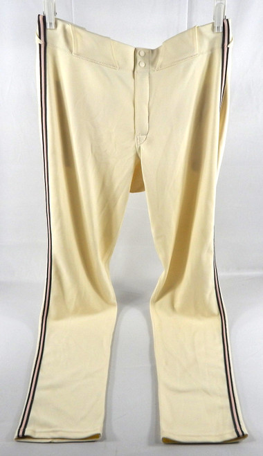 2024 Washington Nationals Jose A. Ferrer #47 Game Issued Used Cream Pants City 0