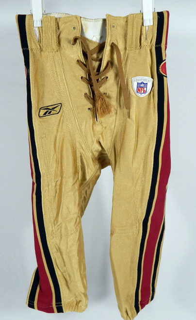 2004 San Francisco 49ers Dwaine Carpenter #35 Game Used Gold Pants 28 378