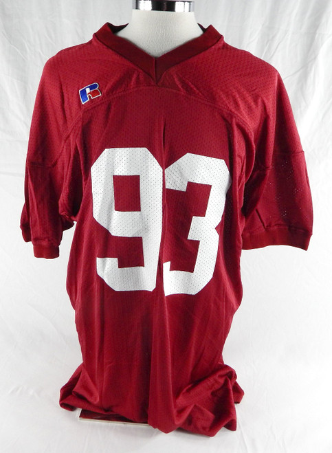 1990s Alabama Crimson Tide #93 Game Issued Red Practice Jersey XXXL 260