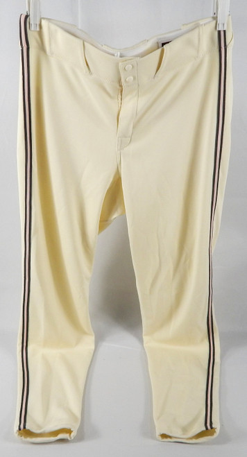 2024 Washington Nationals Trey Lipscomb #38 Game Issued Cream Pants City Con 1