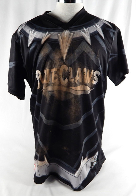 2023 Jersey Shore BlueClaws #41 Game Used Black Jersey Marvel Hero 46 826