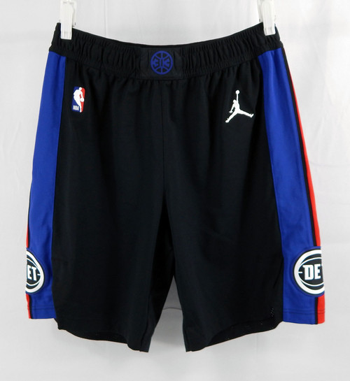 2024-25 Detroit Pistons Ausar Thompson #9 Game Used Black Shorts City L 38 359