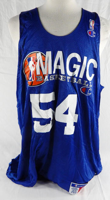 1990s Orlando Magic #54 Game Issued Blue Practice Jersey XXXL 208