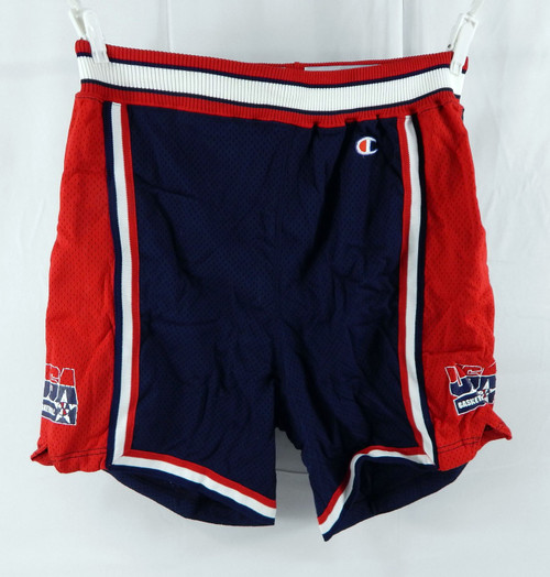 1994 Team USA Basketball Game Issued Blue Shorts 40 941