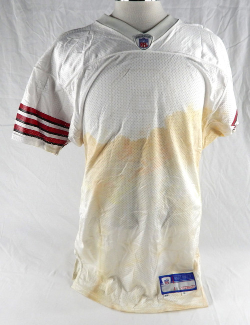 2002 San Francisco 49ers Jose Cortez #6 Game Issued White Jersey 44 134