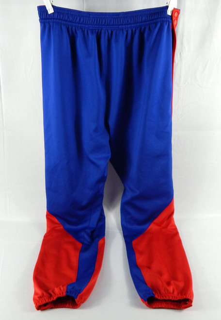 2024-25 Philadelphia 76ers Andre Drummond #1 Game Used Blue Warm Up Pants XXL 63