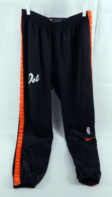 2024-25 Detroit Pistons Tobias Harris #12 Game Used Black Warm Up Pant Bad Boy 8
