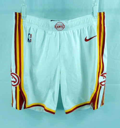 2023-24 Atlanta Hawks Patty Mills #8 Game Used White Shorts XL 42 364