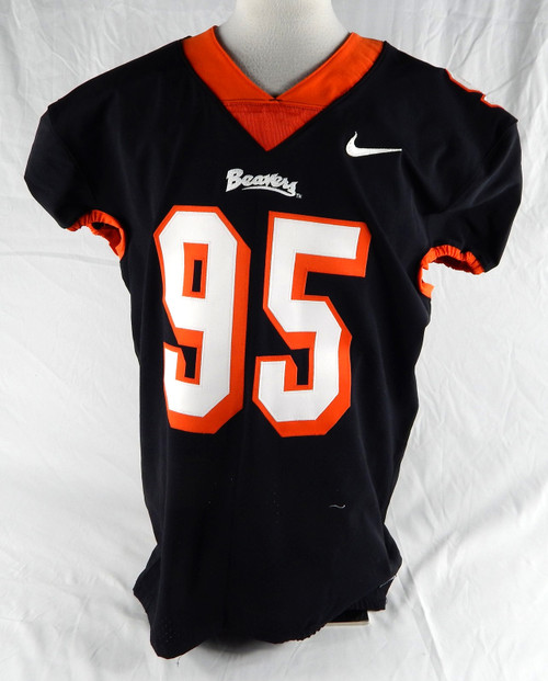 2020 Oregon State Beavers #95 Game Issued Black Jersey Football 2XL 152
