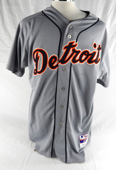 2011 Detroit Tigers Scott Sizemore #20 Game Used Grey Jersey Name Number Strip