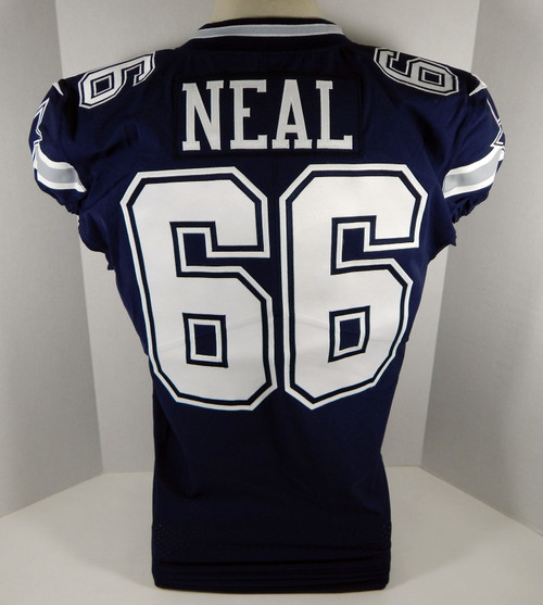 2017 Dallas Cowboys Lewis Neal #66 Game Issued Navy Jersey DP09486